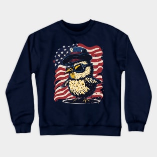 Patriotic Chicken Crewneck Sweatshirt